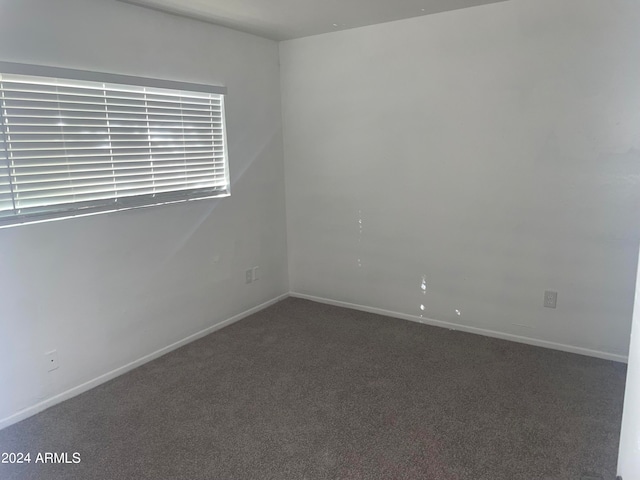 empty room featuring carpet flooring