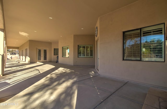 view of patio / terrace with french doors