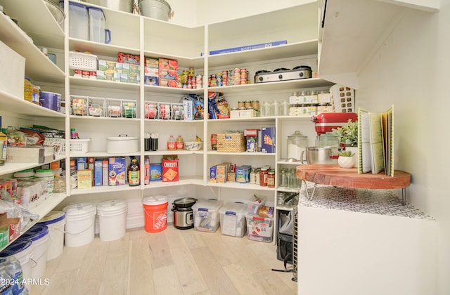 view of pantry