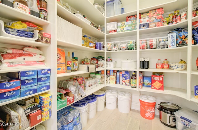 view of pantry