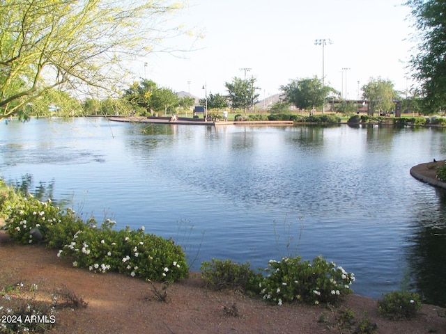 view of water feature