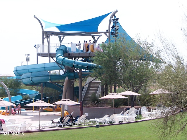 view of play area