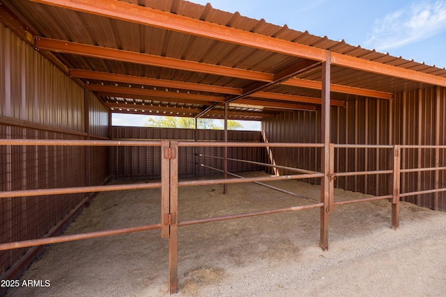 view of stable