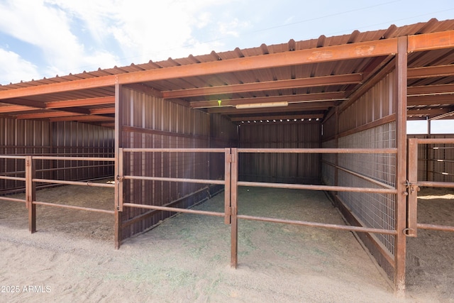 view of stable