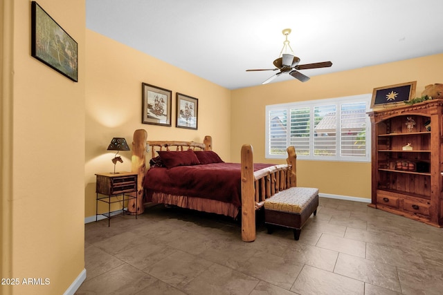 2069 E Winchester Way, Chandler, AZ 85286 - bedroom featuring baseboards and ceiling fan