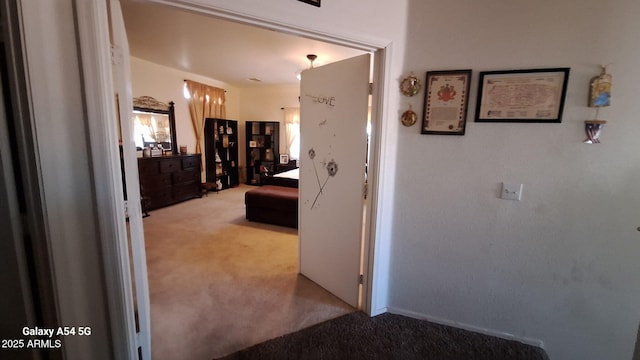 5708 E Sunrise Cir, Florence, AZ 85132 - hallway with carpet flooring