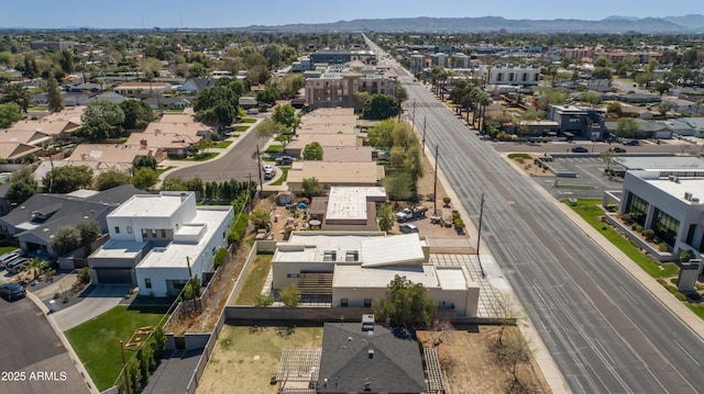 aerial view featuring a residential view