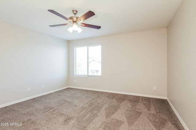 24479 W Mobile Ln, Buckeye, AZ 85326 - spare room with carpet floors, baseboards, and ceiling fan