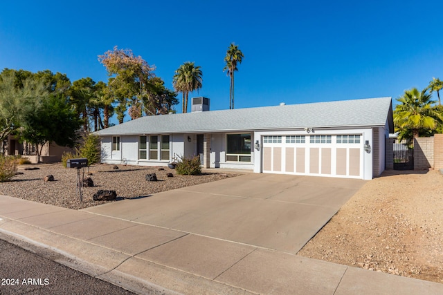 ranch-style house with a garage