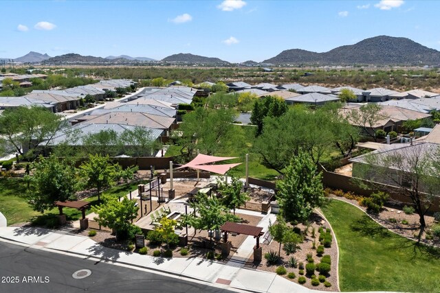 2821 E Cashman Dr, Phoenix, AZ 85050 - aerial view of residential area with mountains
