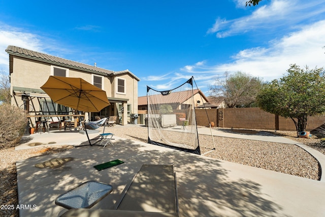 exterior space featuring a patio