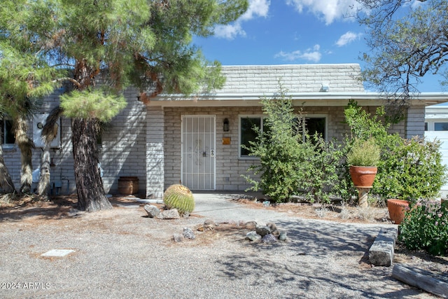 view of front of home