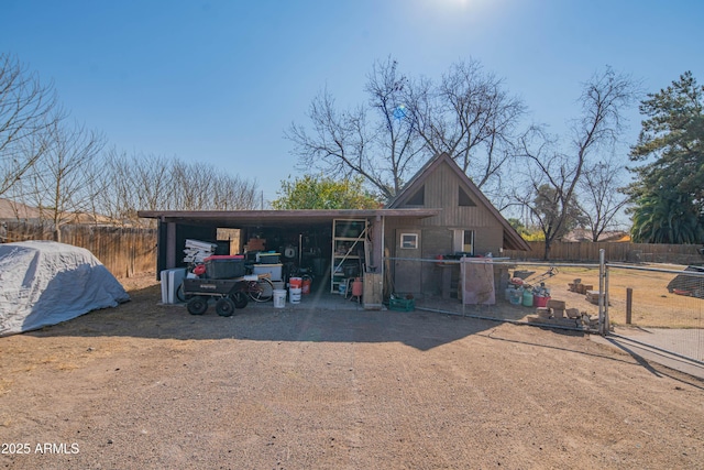 view of outbuilding