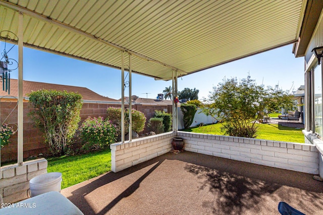 view of patio