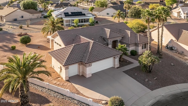 drone / aerial view featuring a residential view