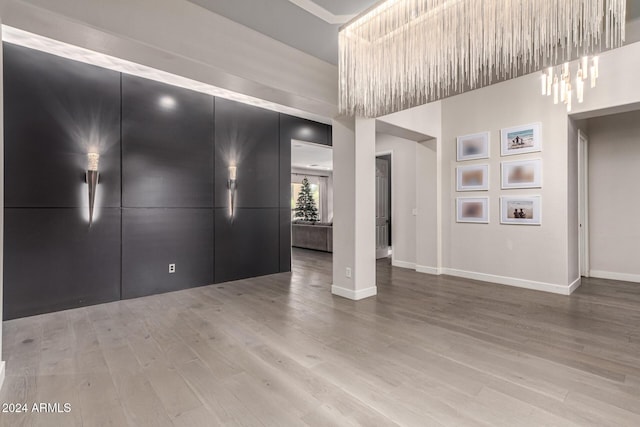 interior space featuring hardwood / wood-style flooring