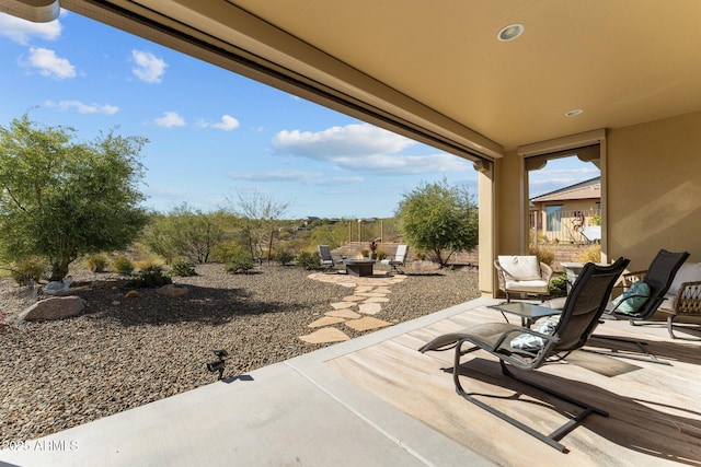 view of patio