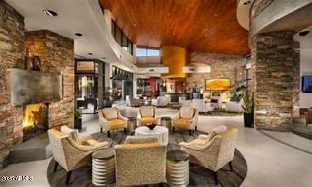 view of community lobby