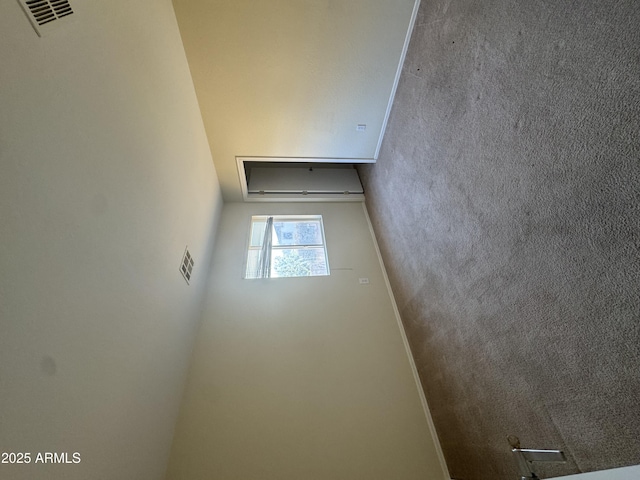 empty room featuring visible vents