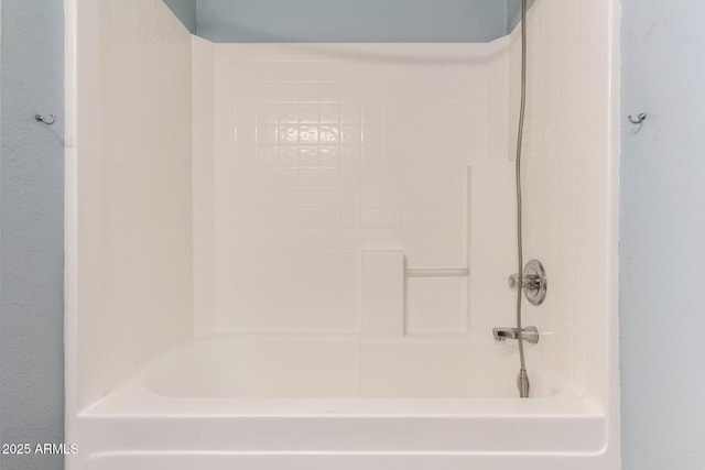 full bathroom featuring tub / shower combination