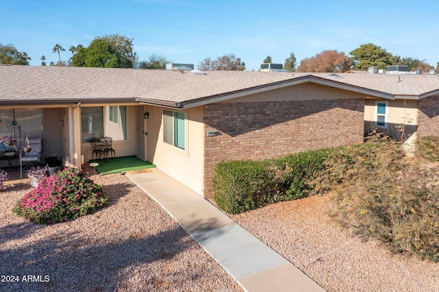 view of ranch-style house