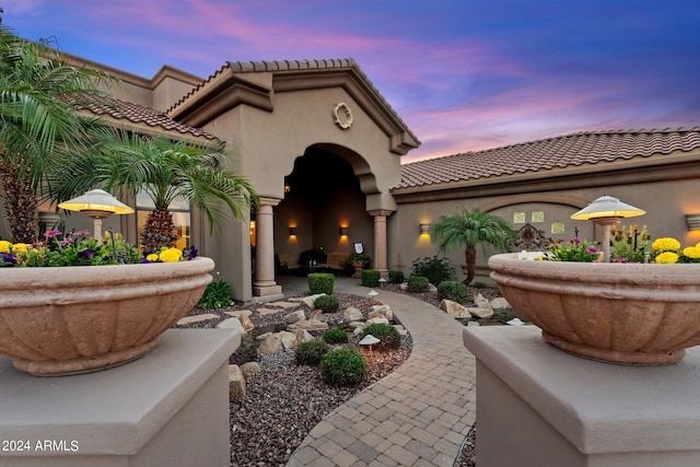 view of mediterranean / spanish-style home