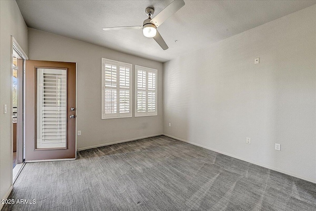 20100 N 78th Pl Unit 2019, Scottsdale, AZ 85255 - spare room with a ceiling fan, plenty of natural light, and carpet floors