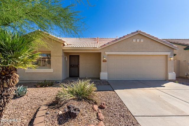 30573 N Royal Oak Way, San Tan Valley, AZ 85143 - view of front facade featuring a garage