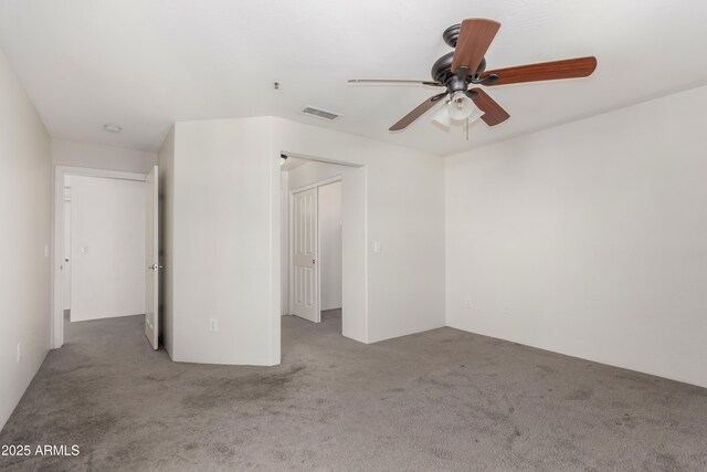 11260 N 92nd St Unit 2102, Scottsdale, AZ 85260 - unfurnished bedroom with carpet floors, a ceiling fan, and a closet