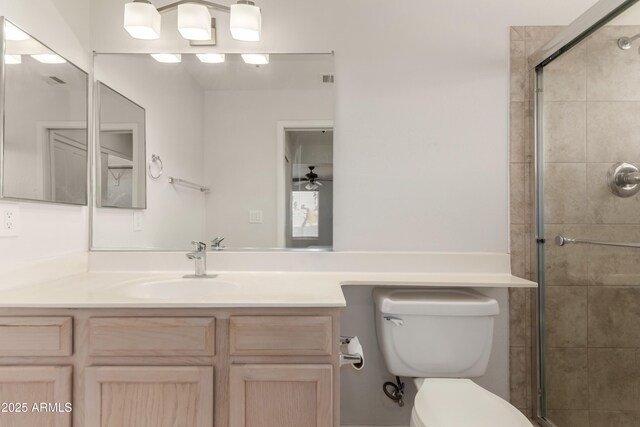 11260 N 92nd St Unit 2102, Scottsdale, AZ 85260 - full bathroom featuring vanity and a shower stall