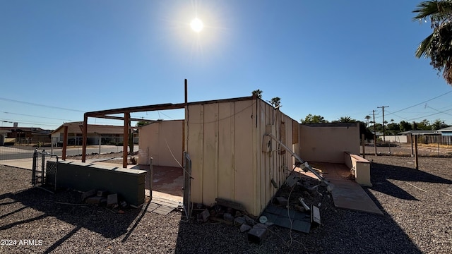 view of outbuilding