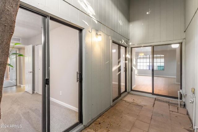 2114 S El Marino, Mesa, AZ 85202 - hallway with visible vents and a towering ceiling