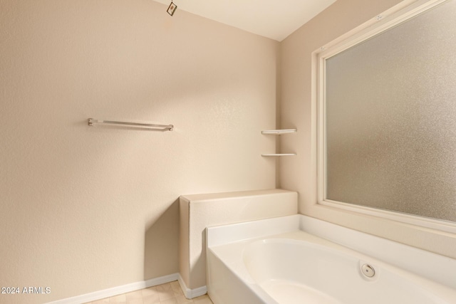 bathroom featuring a bathing tub