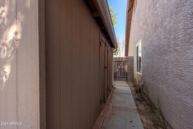 view of side of property