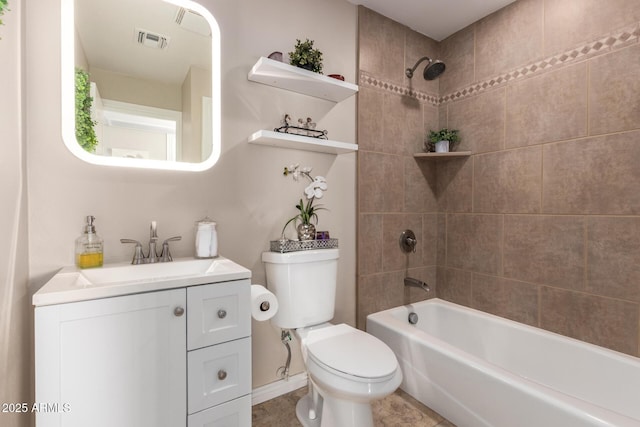 8155 E Columbus Ave, Scottsdale, AZ 85251 - full bathroom featuring vanity and  shower combination