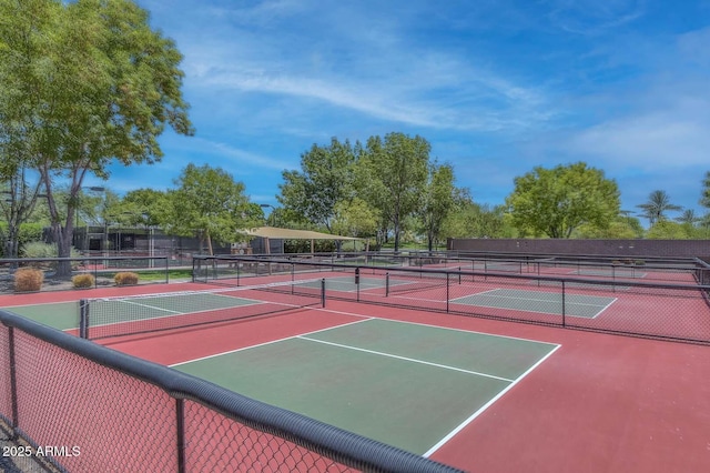 view of sport court