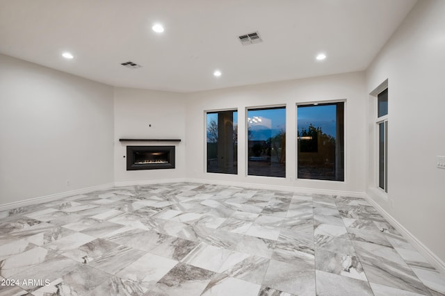 view of unfurnished living room