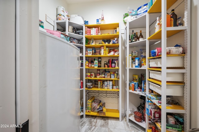 view of pantry