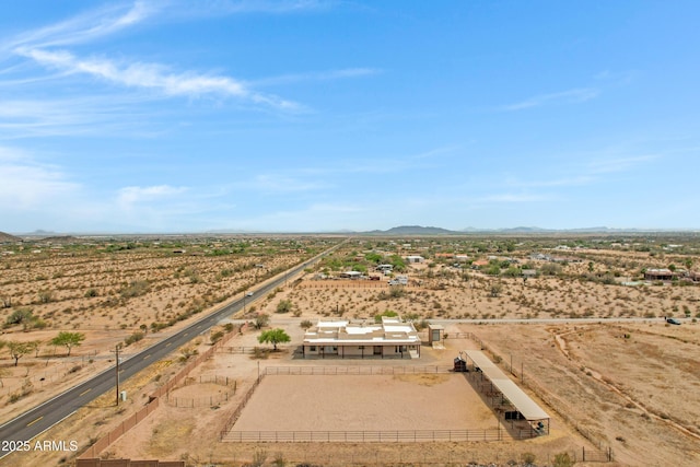 11266 W Calle Con Queso, Casa Grande, AZ 85194 - overview of rural landscape with a desert landscape and mountains
