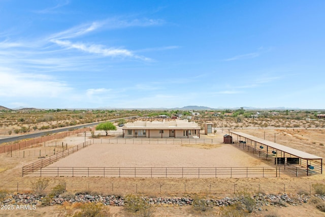 11266 W Calle Con Queso, Casa Grande, AZ 85194 - overview of rural landscape featuring a mountain backdrop