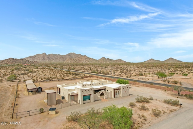 11266 W Calle Con Queso, Casa Grande, AZ 85194 - mountain view featuring a desert landscape and rural landscape
