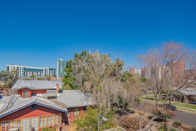 exterior space featuring a city view