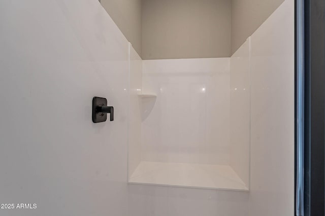 bathroom with a shower