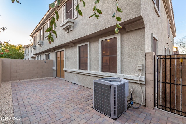 view of patio / terrace featuring cooling unit