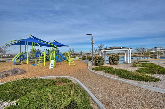 view of jungle gym