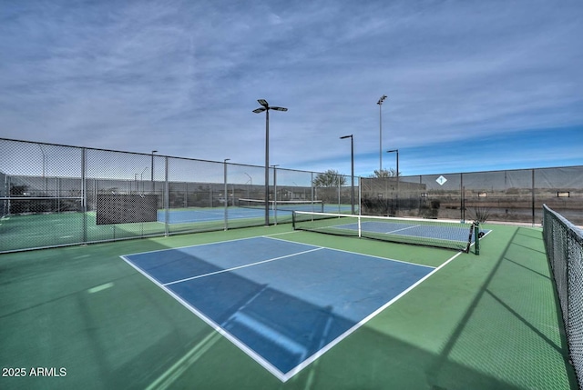 view of sport court