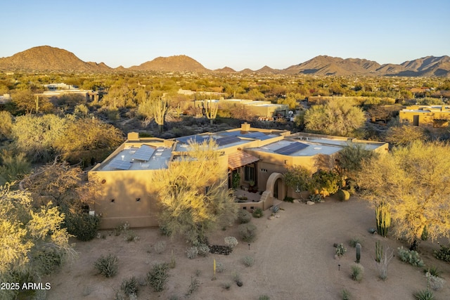 25031 N Paso Trl, Scottsdale, AZ 85255 - drone / aerial view with a mountain view