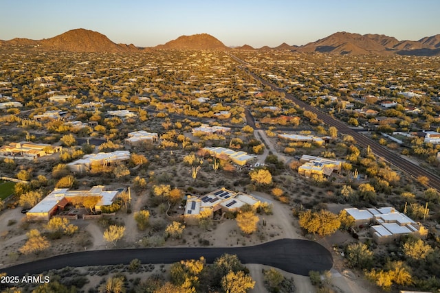 25031 N Paso Trl, Scottsdale, AZ 85255 - aerial view featuring a mountain view