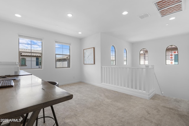 655 S Jacana Ln, Gilbert, AZ 85296 - office space featuring light carpet, recessed lighting, and baseboards