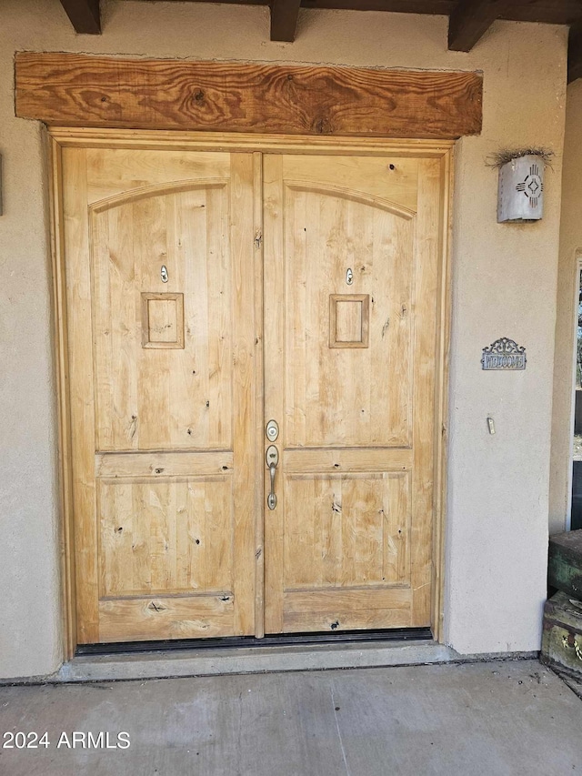 view of entrance to property